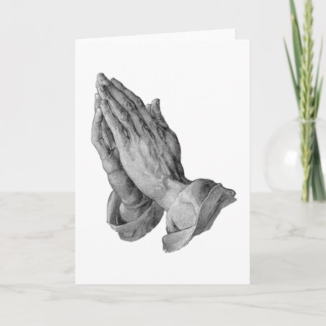 Albrecht Durer - Hands Praying Card (Front)