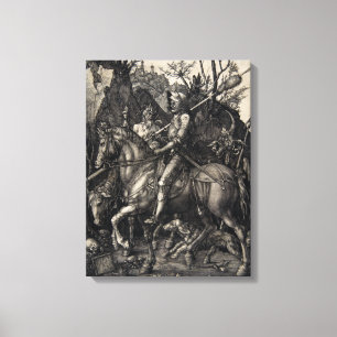 Albrecht Dürer Knight, Death and the Devil Canvas Print