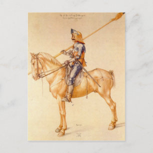 Albrecht Durer - Rider in the armour Postcard