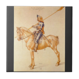 Albrecht Durer - Rider in the armour Tile