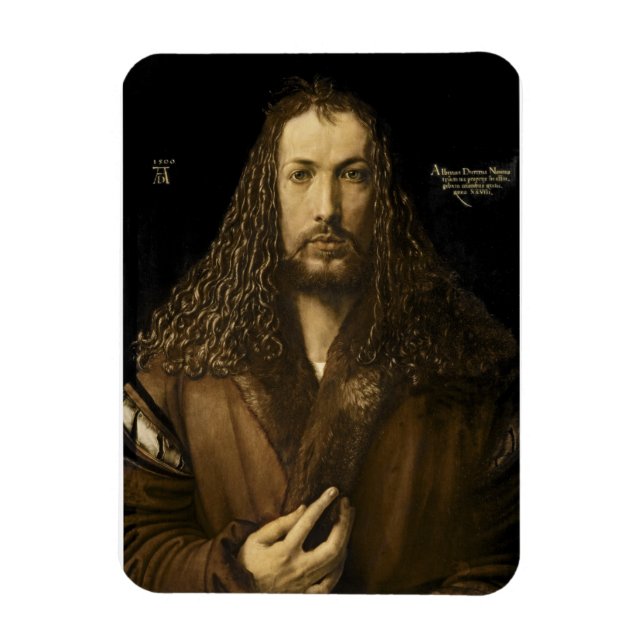 Albrecht Durer - Self Portrait Magnet (Vertical)