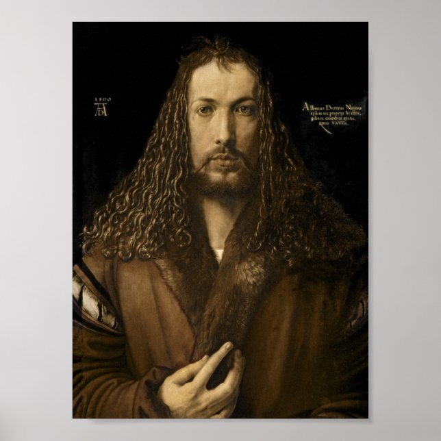 Albrecht Durer - Self Portrait Poster (Front)