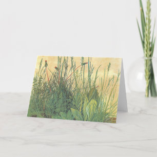 Albrecht Durer - The Large Piece Of Turf Card