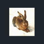 ALBRECHT DÜRER - Young hare 1502 Canvas Print<br><div class="desc">ALBRECHT DÜRER - Young hare 1502.
Watercolor; reproduction</div>