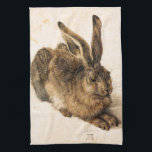 Albrecht Durer Young Hare Kitchen Towel<br><div class="desc">Albrecht Durer Young Hare kitchen towel. Gouache and Watercolor on Paper. Northern Renaissance Artist Albrecht Durer was renowned for his etchings, yet he was also an accomplished water colour painter. Young Hare (Feldhase) is one of the most famous animal paintings of all time. The work features a beautiful rabbit with...</div>