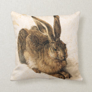 Albrecht Durer Young Hare Throw Pillow
