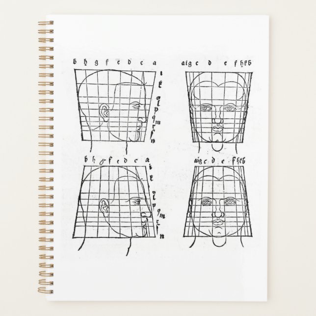 Albrecht Dürer's study of human proportions Planner (Front)