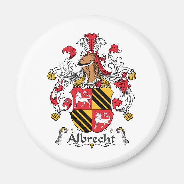 Albrecht Family Crest Magnet (Front)