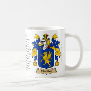Albritton Family Coat of Arms Coffee Mug