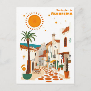 Albufeira Algarve Portugal holiday Postcard