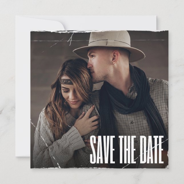 Album Cover Photo Wedding Save the Date (Front)