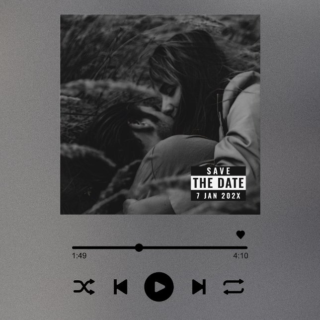 Album Cover Viral Trend Save the Date Invitation (Creator Uploaded)