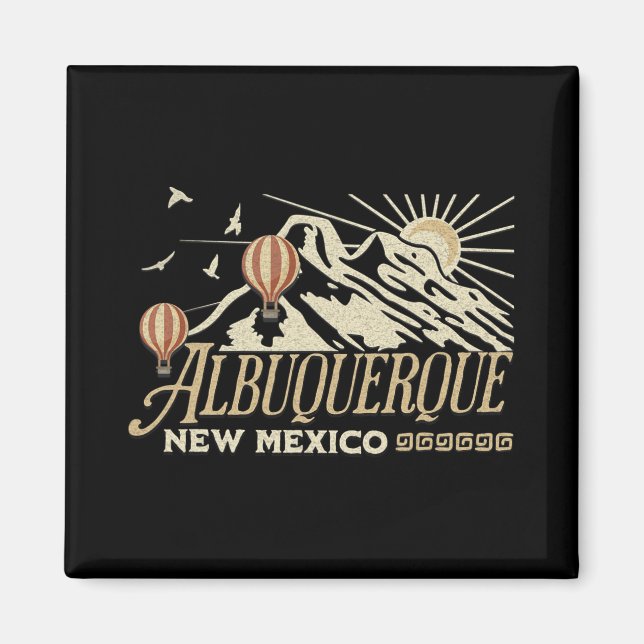 Albuquerque Air Balloon Festival New Mexico Fiesta Magnet (Front)