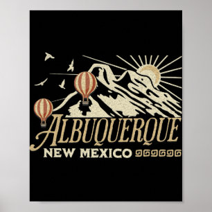 Albuquerque Air Balloon Festival New Mexico Fiesta Poster
