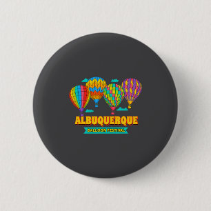 Albuquerque Balloon Festival New Mexico Fiesta 6 Cm Round Badge