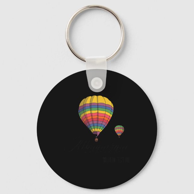 Albuquerque Balloon Festival Shirt New Mexico Shir Key Ring (Front)