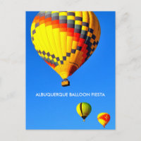 ALBUQUERQUE BALLOON FIESTA POSTCARD