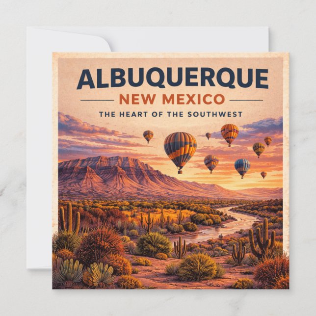 Albuquerque Balloon Notes from the Southwest (Front)