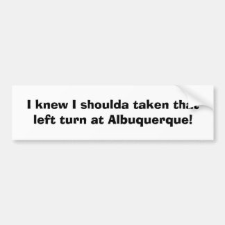 Albuquerque Bumper Sticker