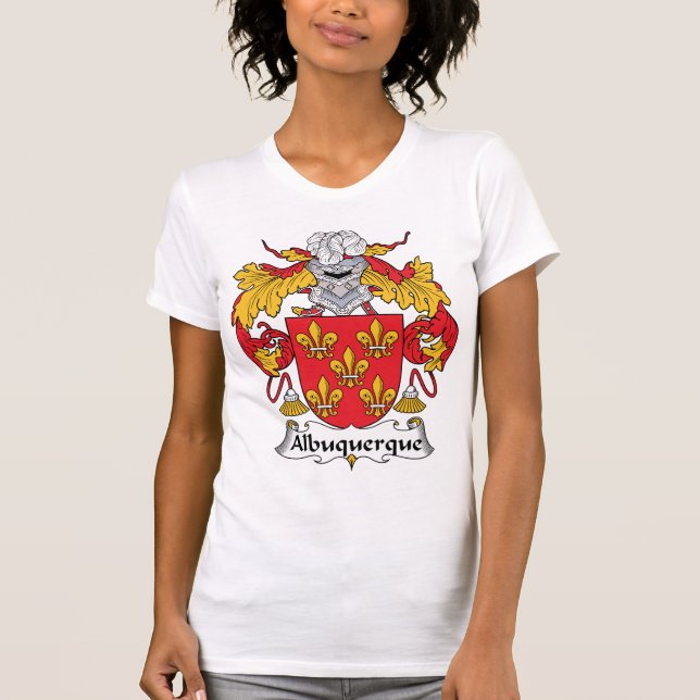 Albuquerque Family Crest T-Shirt (Front)