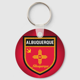 Albuquerque Flag Key Ring