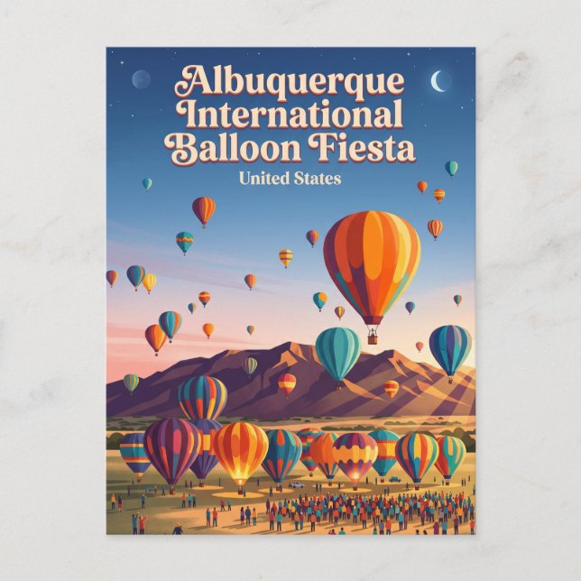 Albuquerque International Balloon Fiesta Postcard (Front)