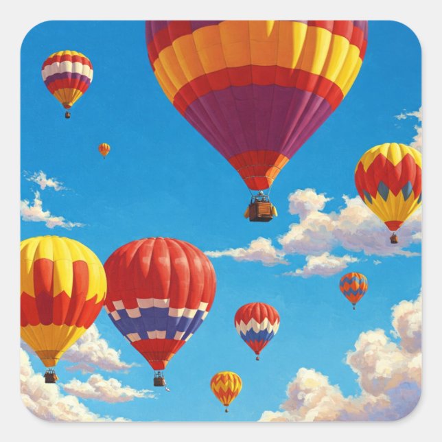 Albuquerque International Balloon Fiesta Square Sticker (Front)