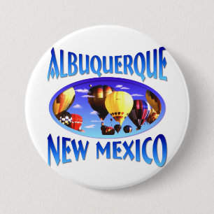 Albuquerque New Mexico 7.5 Cm Round Badge