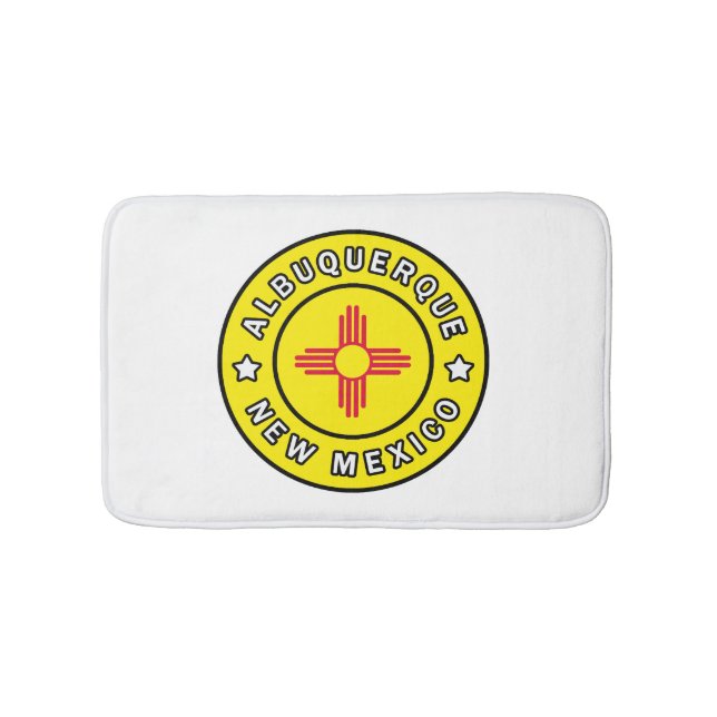 Albuquerque New Mexico Bath Mat (Front)