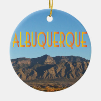Albuquerque New Mexico Ceramic Tree Decoration