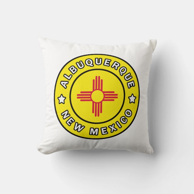 Albuquerque New Mexico Cushion (Front)