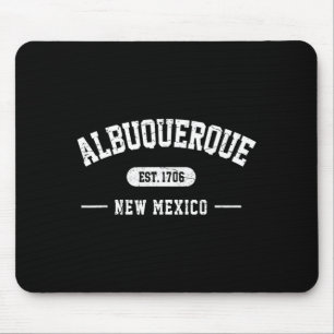 Albuquerque New Mexico Est 1706 Vintage Retro Mouse Pad