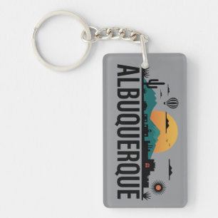 Albuquerque New Mexico Key Ring
