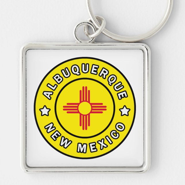 Albuquerque New Mexico Key Ring (Front)