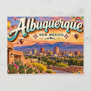 Albuquerque New Mexico Postcard