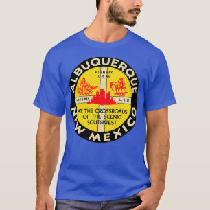 Albuquerque New Mexico Route 66 Vintage T-Shirt