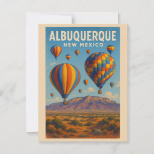 Albuquerque New Mexico Skies Postcard