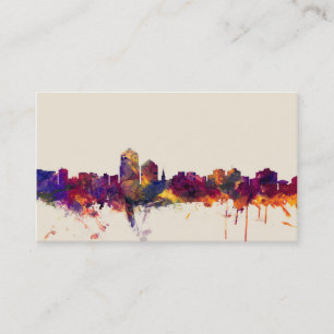 Albuquerque New Mexico Skyline Business Card