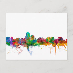 Albuquerque New Mexico Skyline Postcard