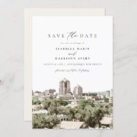 ALBUQUERQUE New Mexico Skyline Save the Date