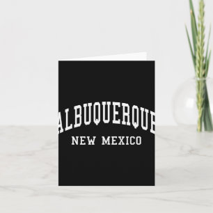 Albuquerque - New Mexico - Throwback Design - Clic Card