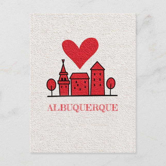 Albuquerque New Mexico Travel Postcard (Front)