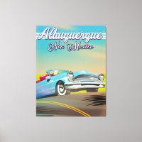 Albuquerque New Mexico travel poster.