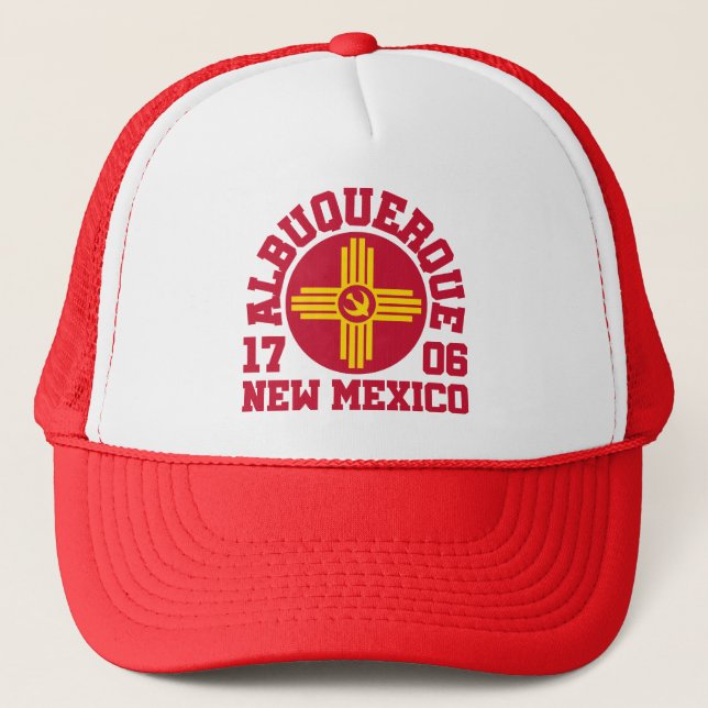 Albuquerque,New Mexico Trucker Hat (Front)