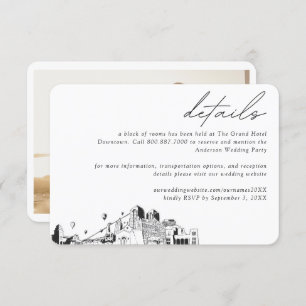 Albuquerque Wedding Hotel Room Block Details Enclosure Card