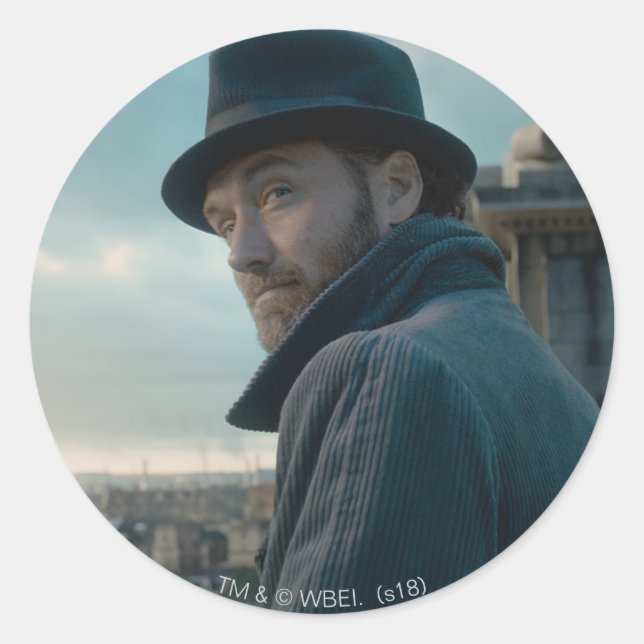 Albus Dumbledore Photo Classic Round Sticker (Front)