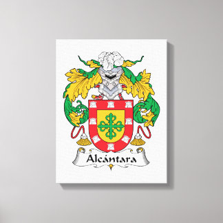 Alcantara Family Crest Canvas Print