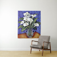 Alcatraces, fine art floral painting,