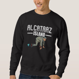 Alcatraz Island From San Francisco Bay Prison Sweatshirt