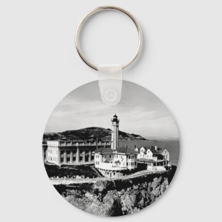 Alcatraz Island Lighthouse Key Ring